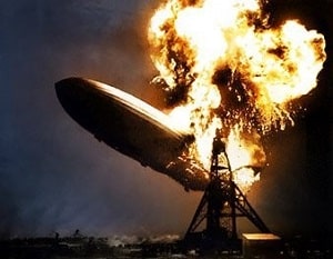 Go down in flames